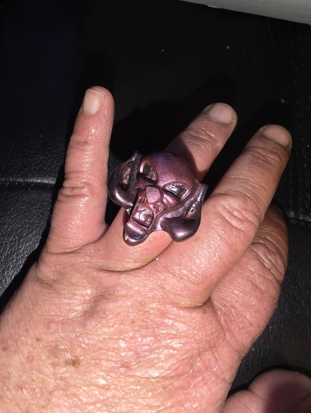 Halloween Demon Ring On Metal Adjustable Band